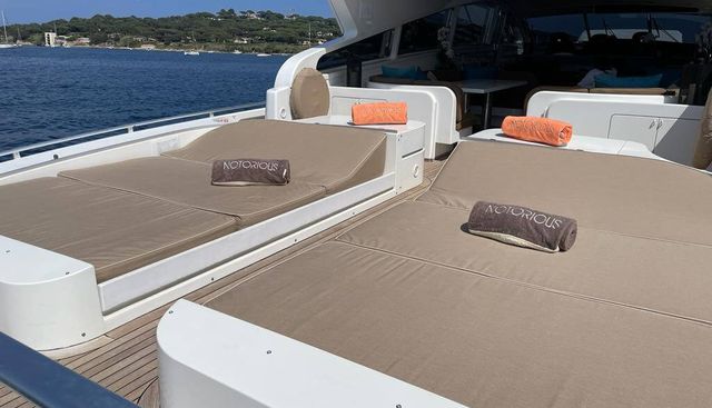 NOTORIOUS yacht charter 5