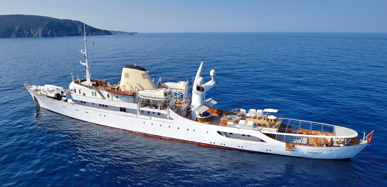 CHRISTINA O YACHT CHARTER yacht charter