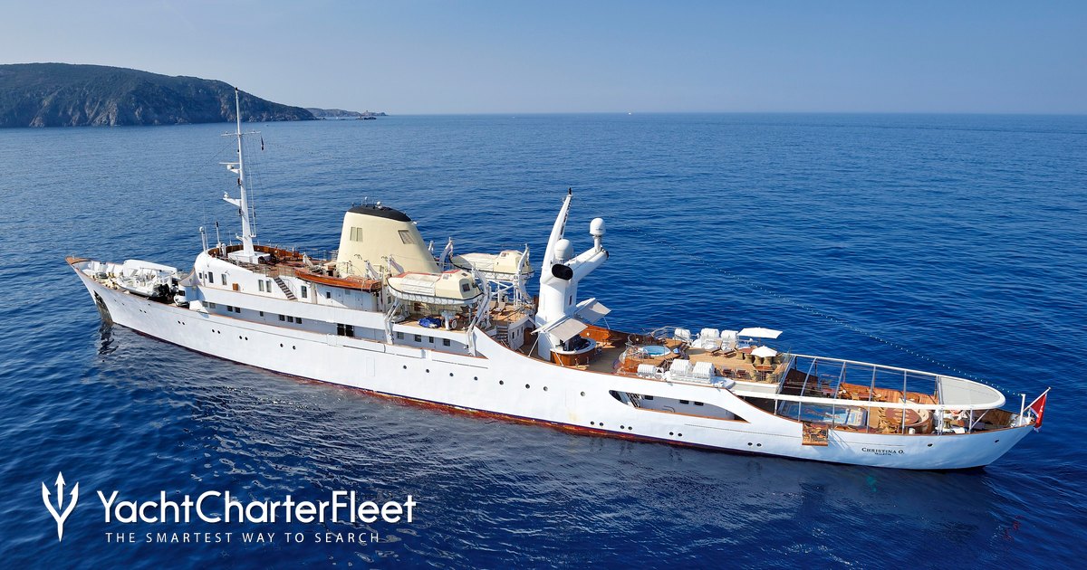 CHRISTINA O yacht charter 2
